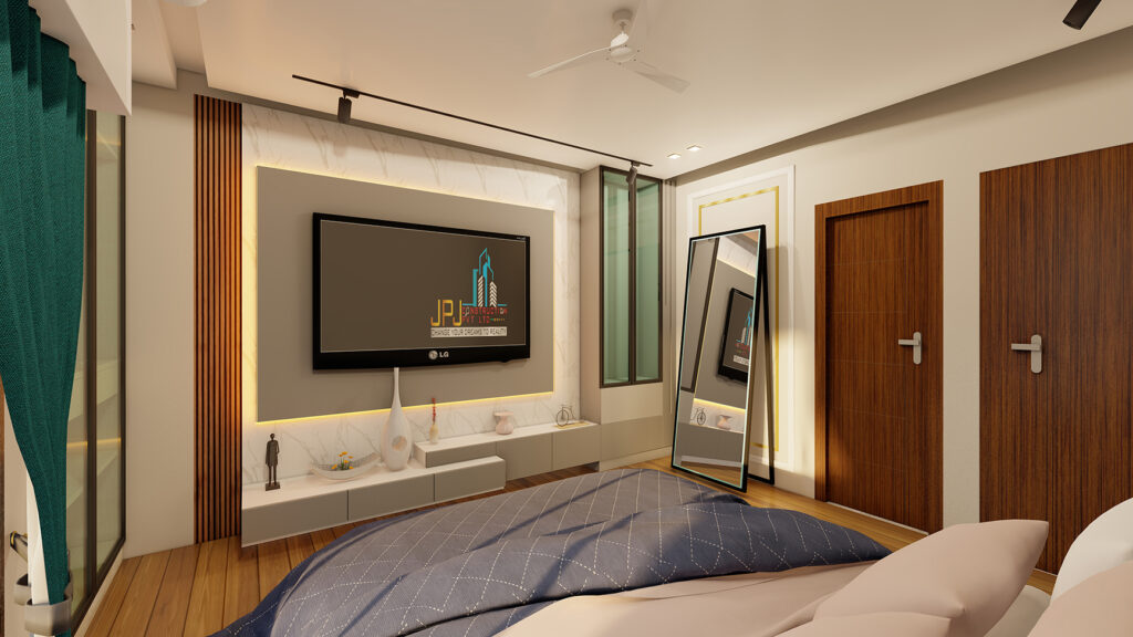 Contemporary living space designed by JPJ Construction